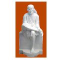 Decorative marble sitting Sai Baba Statue