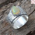 Ethiopian opal Gemstone Silver Ring
