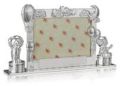 Silver Colored Trendy Teddy Photo Frame