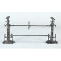 Industrial Vintage Heavy Cast Iron Crank dining Table Legs Base