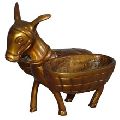 Donkey With Basket Brass Metal Handmade