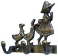 Penguin statue metal Key Hooks