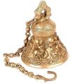 Lord Radha Krishna Brass Hanging Bell