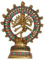 Natraj Dancing Shiva coral stone Idol
