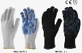 Nylon Knitted Seamless Gloves with PVC Dots