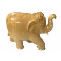 Hand crafted wooden plain elephant