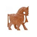 WOODEN CARVING HORSE