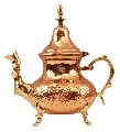 Copper Designer Mughlai Tea Pot With Inside Lining