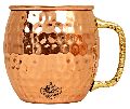 Copper Hammered Design Moscow Mule Beer Mug