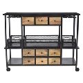 Industrial modern Display bar Table