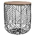 metal Cage storage Coffee table