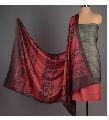 Elegant Block Printed Tussar Silk Dupatta