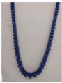 Natural Tanzanite 17 MM Plain Hand Polished Stone Beads Necklace