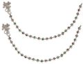 Silver Anklets For Womens (SJWA25)