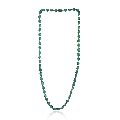 Natural Gemstone Pave Diamond Necklace