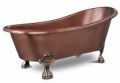 Pure Copper Bath Tub With Brass Leg
