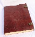 Cherry Color Handmade Leather Notebook and Diary