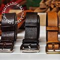 Brown Handmade Smooth Leather belts