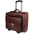 leather luggage and travel bag