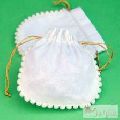 5 x 7 inch Golden Drawstring Pouches Gift Wedding Party Favor Bags