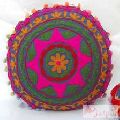 Cotton Cushion Cover Decorative Traditional Suzani Embroidery-Craft Jaipur