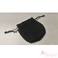 Free Shipping Black Jewelry Pouches Custom Logo Bags
