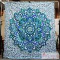Mandala Ombre Tapestry Wall Hanging Decorative Bedspreads-Craft Jaipur