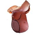 jumping leather english saddle