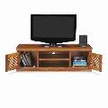 Haveli Solid Wood TV Unit (Brown)
