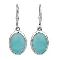 Classy Sterling Silver Earring With Amazonite