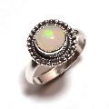 Ethiopian Opal Gemstone 925 Sterling Silver Ring Size 7.25