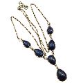 Necklaces lapis gemstone sterling silver necklace