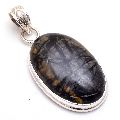 925 Sterling Silver Pendants or Charms picasso jasper gemstone silver pendant