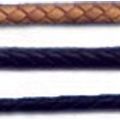 Flat Leather Braided Cords
