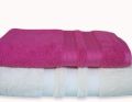 Divine Overseas Premium 2 Pieces Soft Pure Cotton Bath Towel Set
