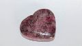 Natural Ruby Cordierite Puff Heart Stone