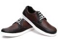 TOGO PU Leather PVC casual brown mens shoes