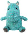 Fabric Toy - acqua Hippo