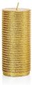 GLITTER GOLD CANDLE LARGE