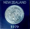 Silver Silver Polished new zealand dollar old coin