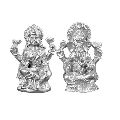 Parad Laxmi Ganesha Idol