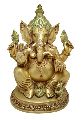 Brass Sitting Ganesha Statue