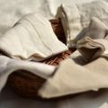 Linen cotton hemstitched napkins