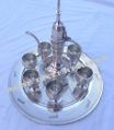 Brass Wine Set (Tequila Set) Silver Plated