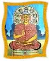 Enlightened Buddha Batik Print