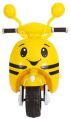 Plastic Yellow kids battery operated rideon bike