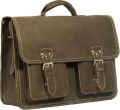 Handmade Crazy Horse Leather Office Briefcase Laptop Bag