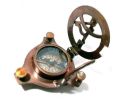 Antique Brass Sundial Compass 4