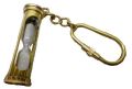Nautical Brass Sandtimer Pocket Key Chain