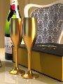 Copper Flute Champagne Glass